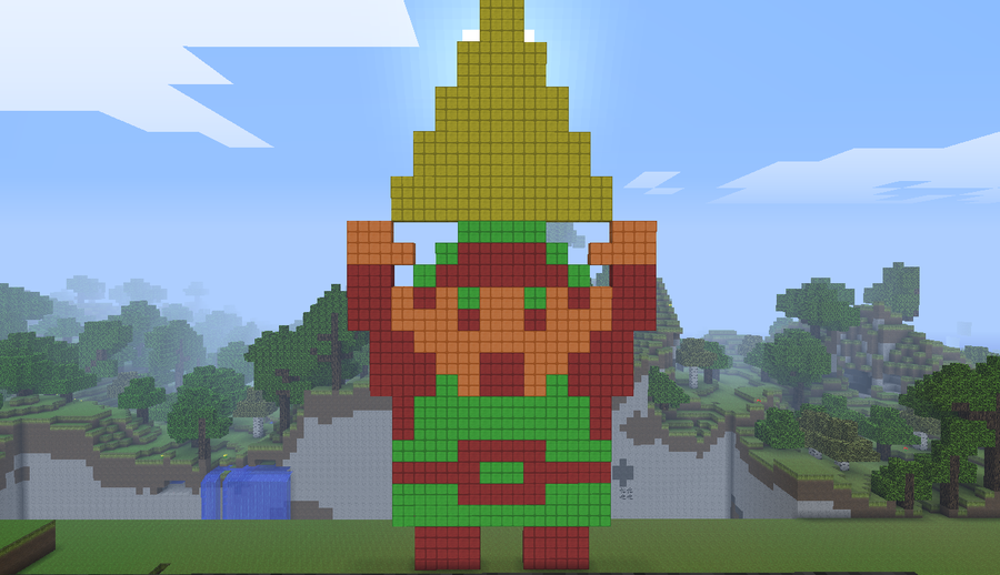 minecraft_art___link_triforce_by_daveburgandy-d3d310x