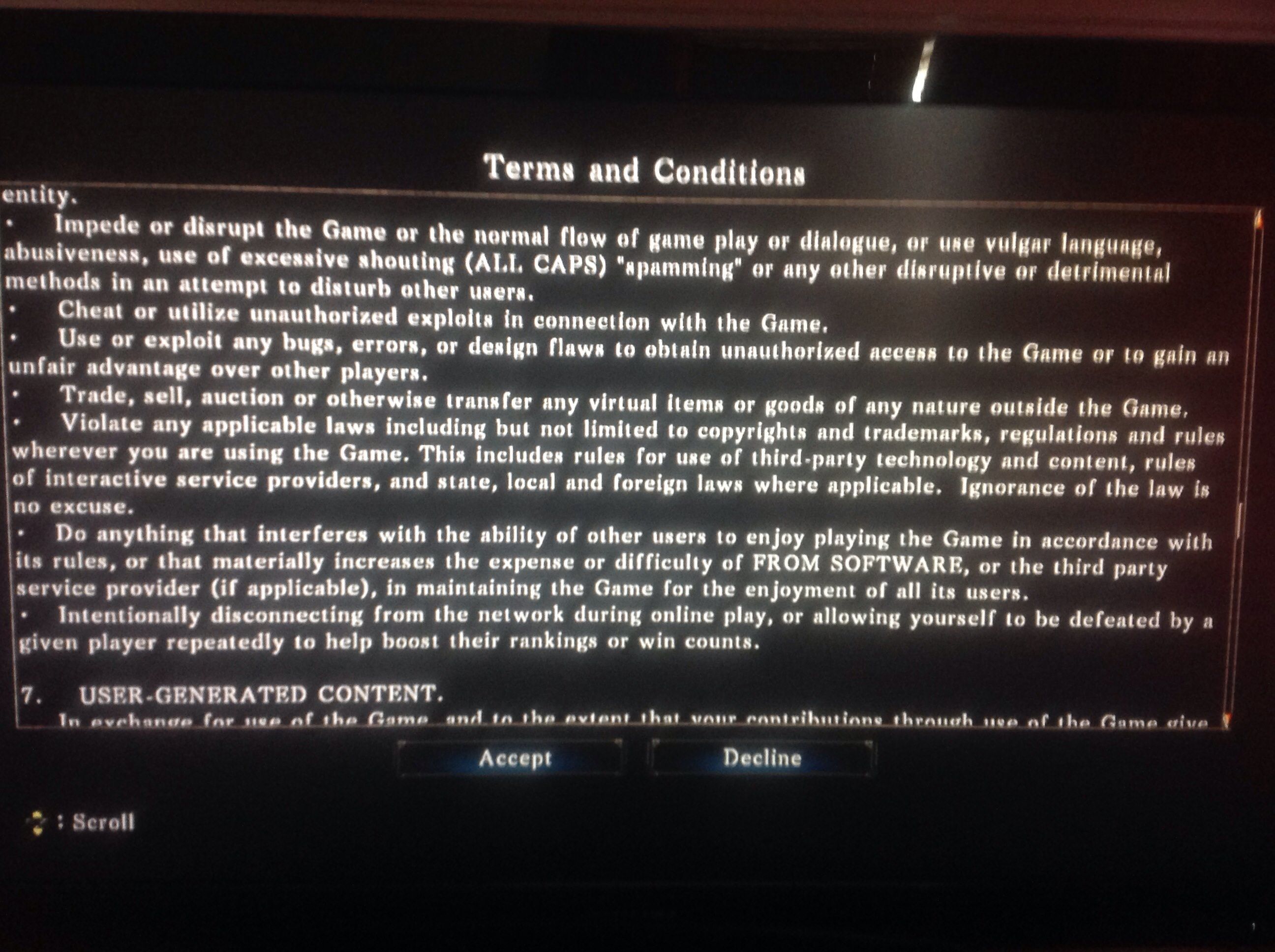 Dark Souls 2 Beta EULA