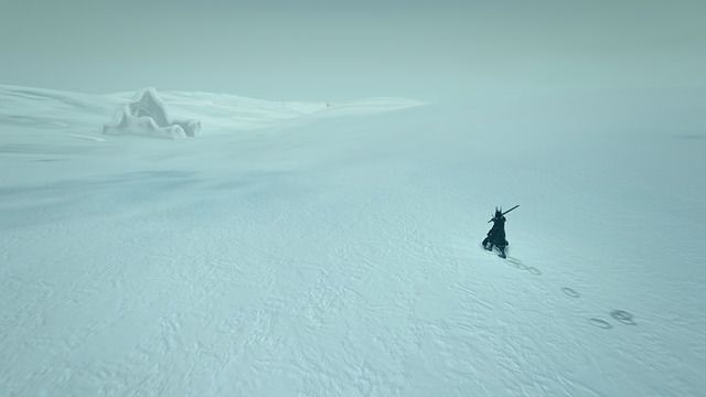 Snowy field