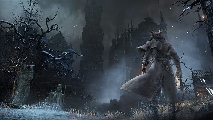 Bloodborne exterior winter