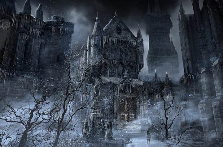 Bloodborne frozen mansion