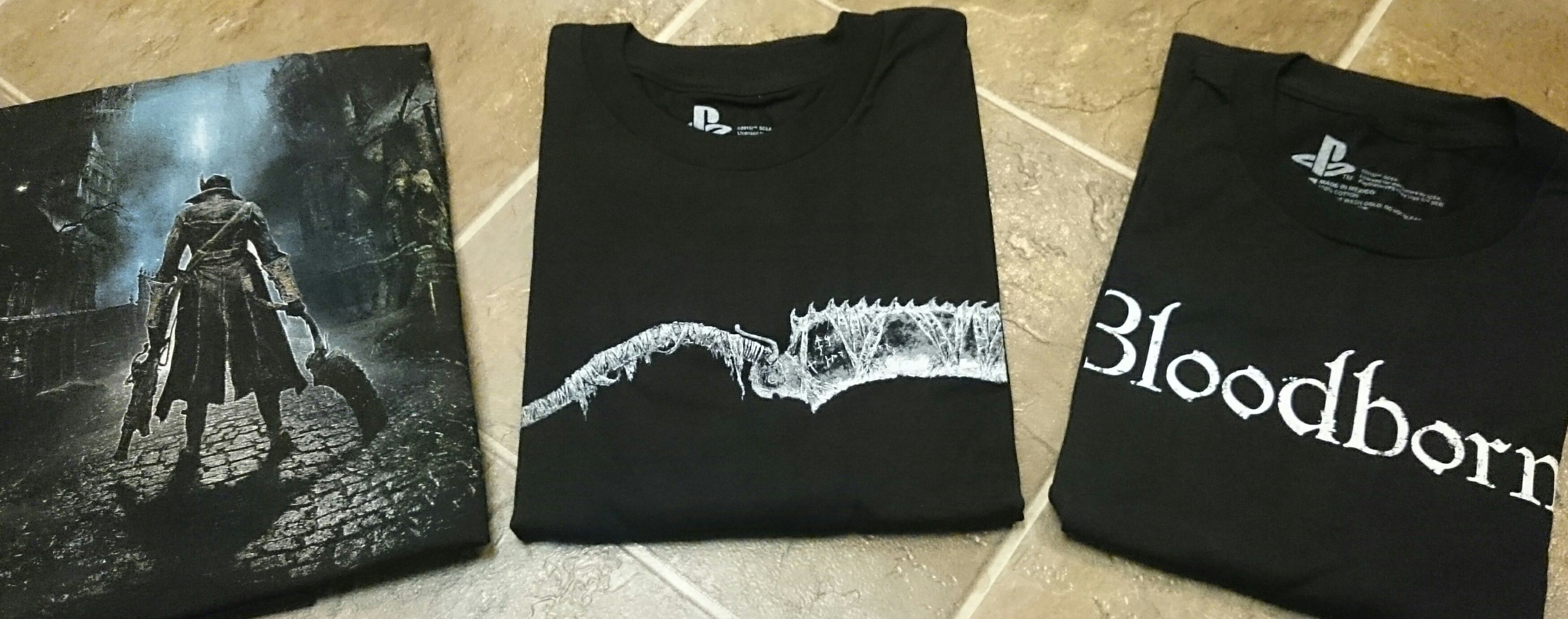 Bloodborne shirt trio