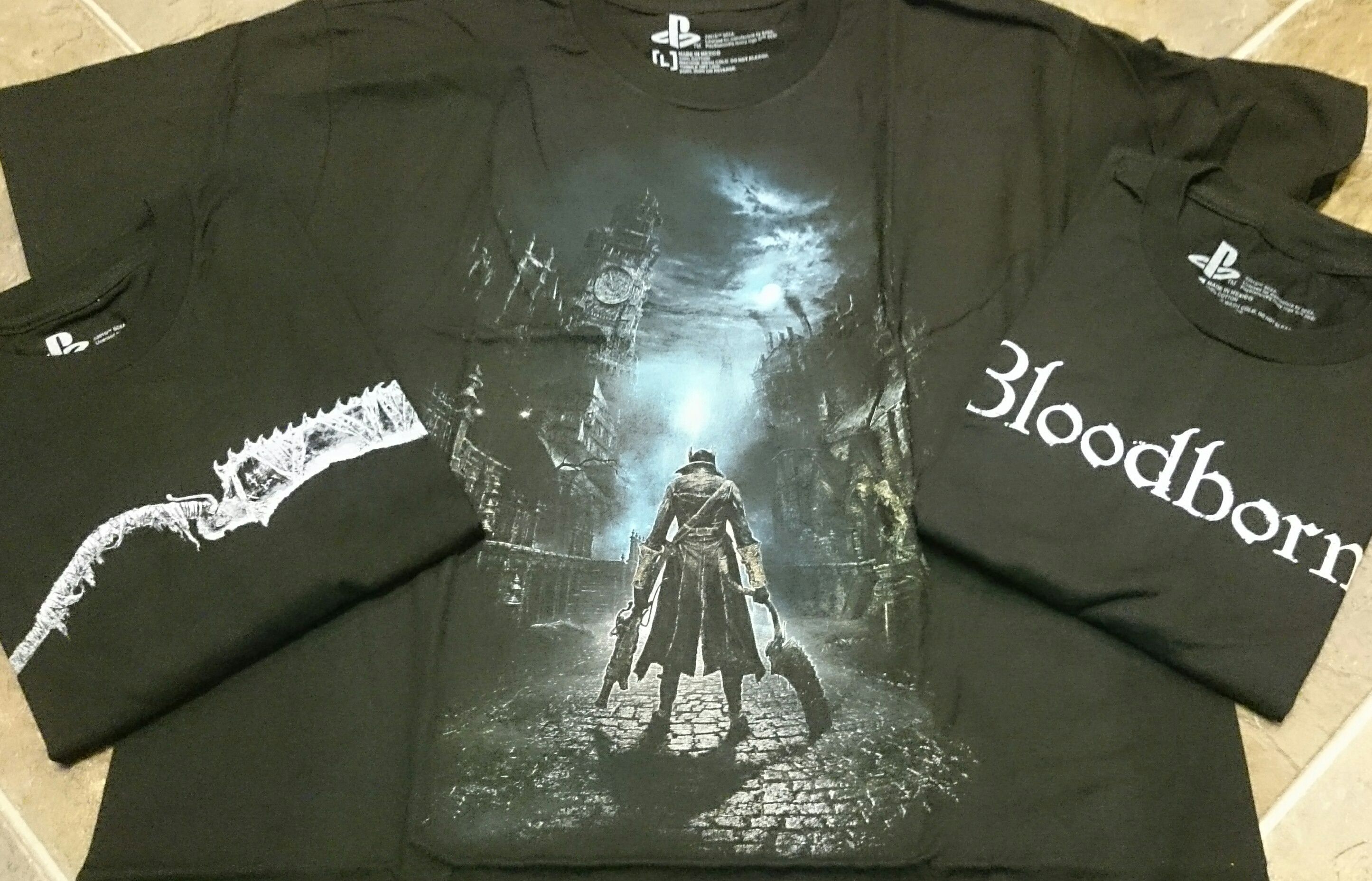 Shirts with box art highlighted