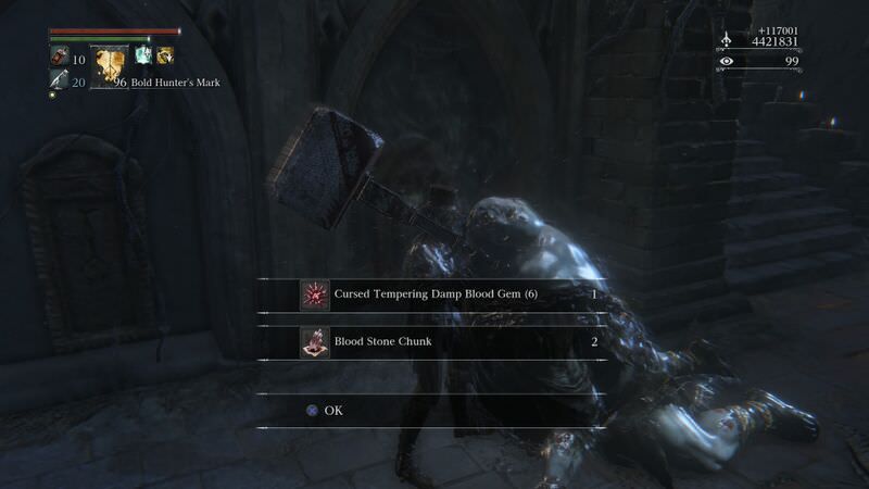 merciless-watcher-bloodborne-gem-drop-list