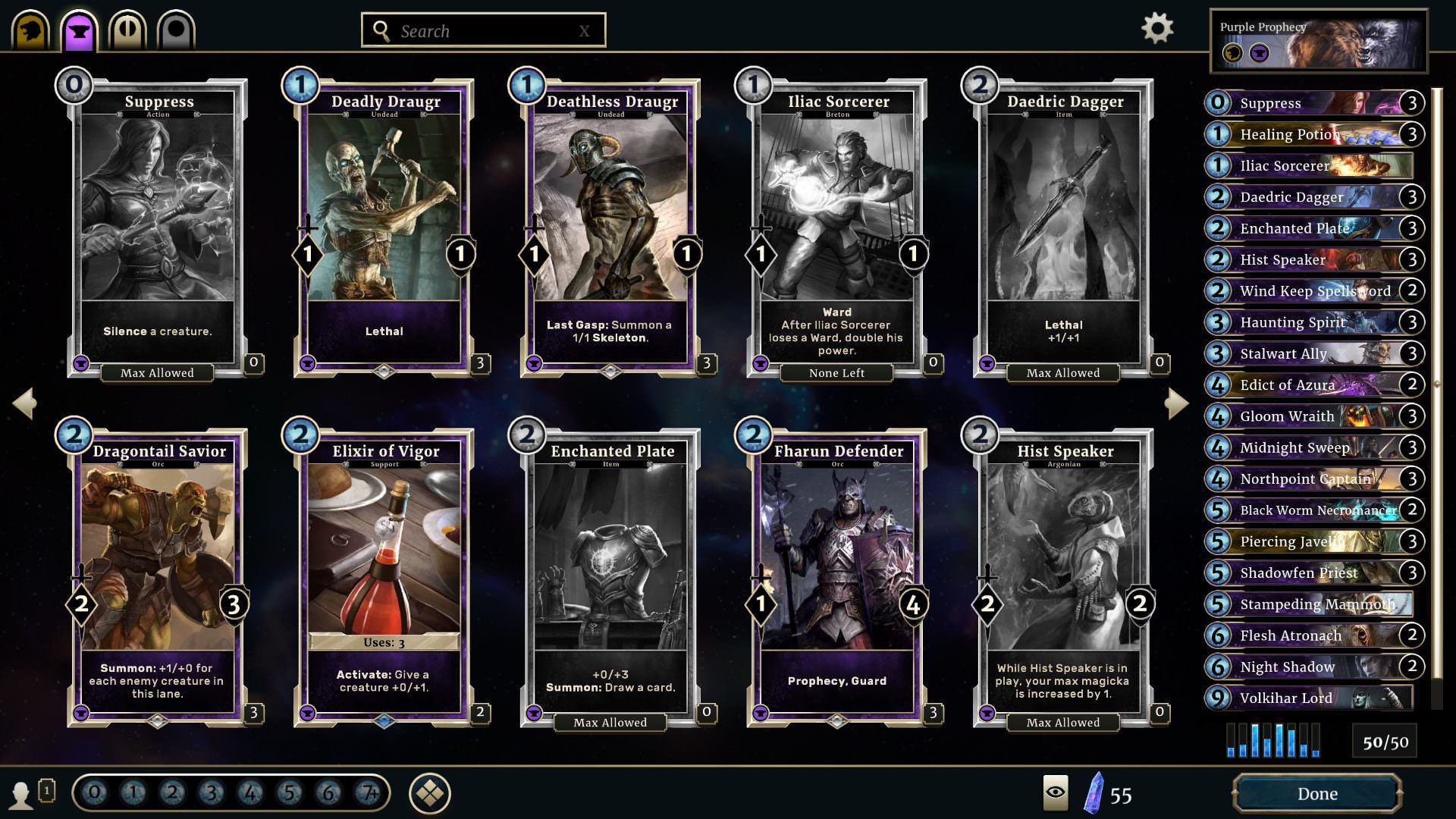 Purple Prophecy Deck