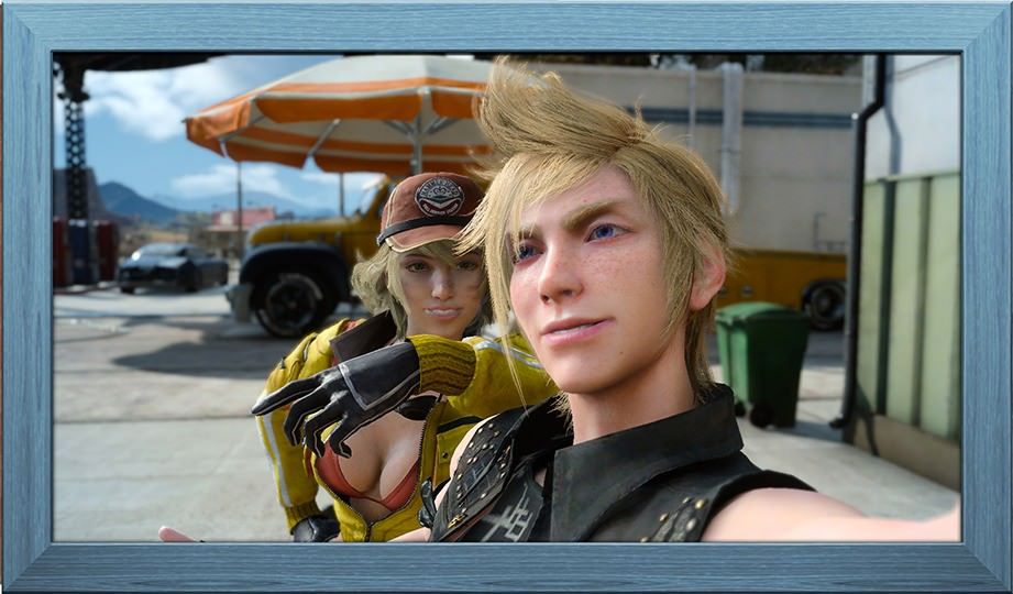 ffxv holiday frame 3