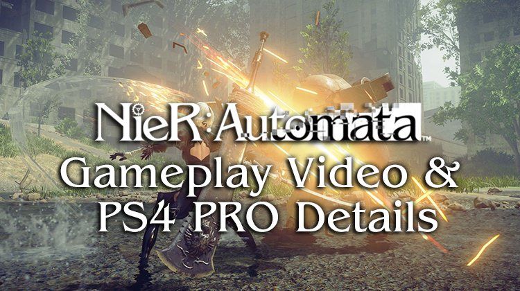 nier gameplay and ps4 pro