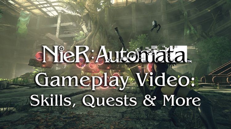 nier new gameplay video