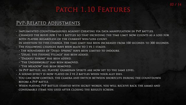 Nioh New Patch Released Today, Makes Improvements to PvP, Clan Battles &amp; More