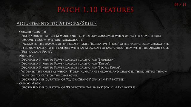 Nioh New Patch Released Today, Makes Improvements to PvP, Clan Battles &amp; More