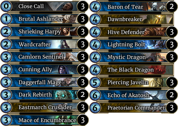 Elder Scrolls Legends Decks: Blue Marshall 2.0