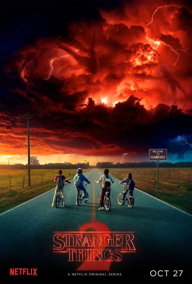stranger things season 2 poster