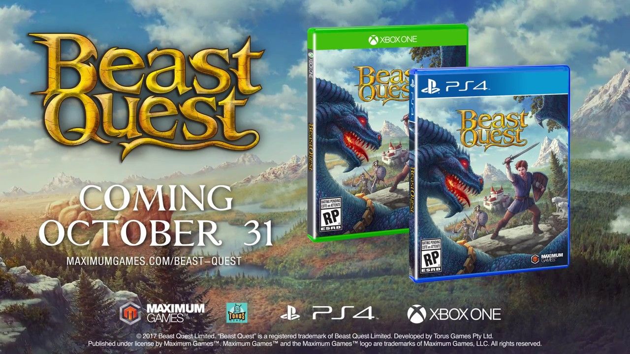 beast quest announcement trailer screenshots ps4 xboxone pc