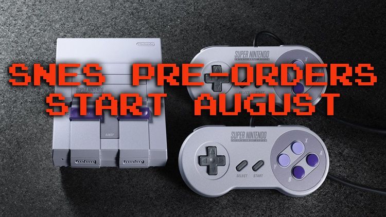 snes classic pre-orders