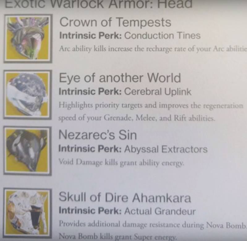 destiny 2 leaked exotics guide warlockhelm