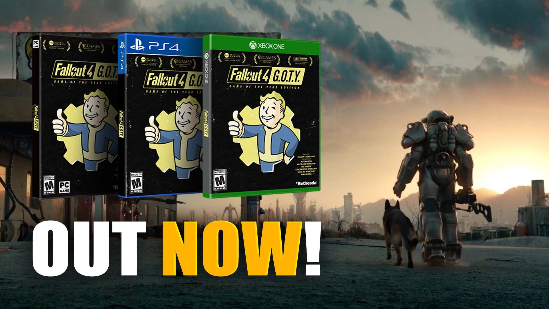 fallout 4 goty pip boy collectors edition playstation ps4 xbox xbox one pc steam bethesda
