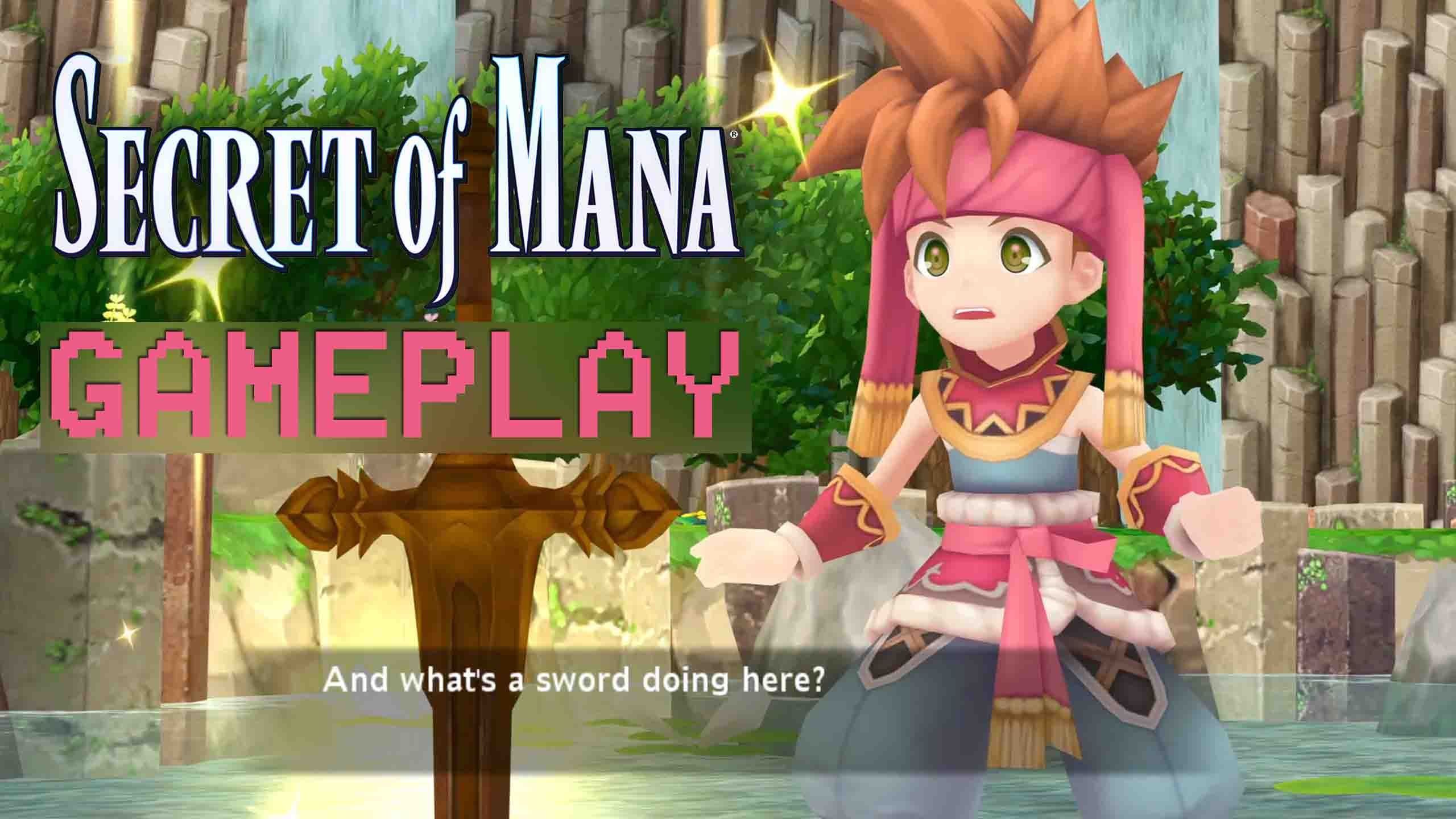 Watch 10 Minutes of Secret of Mana Remake Gameplay!