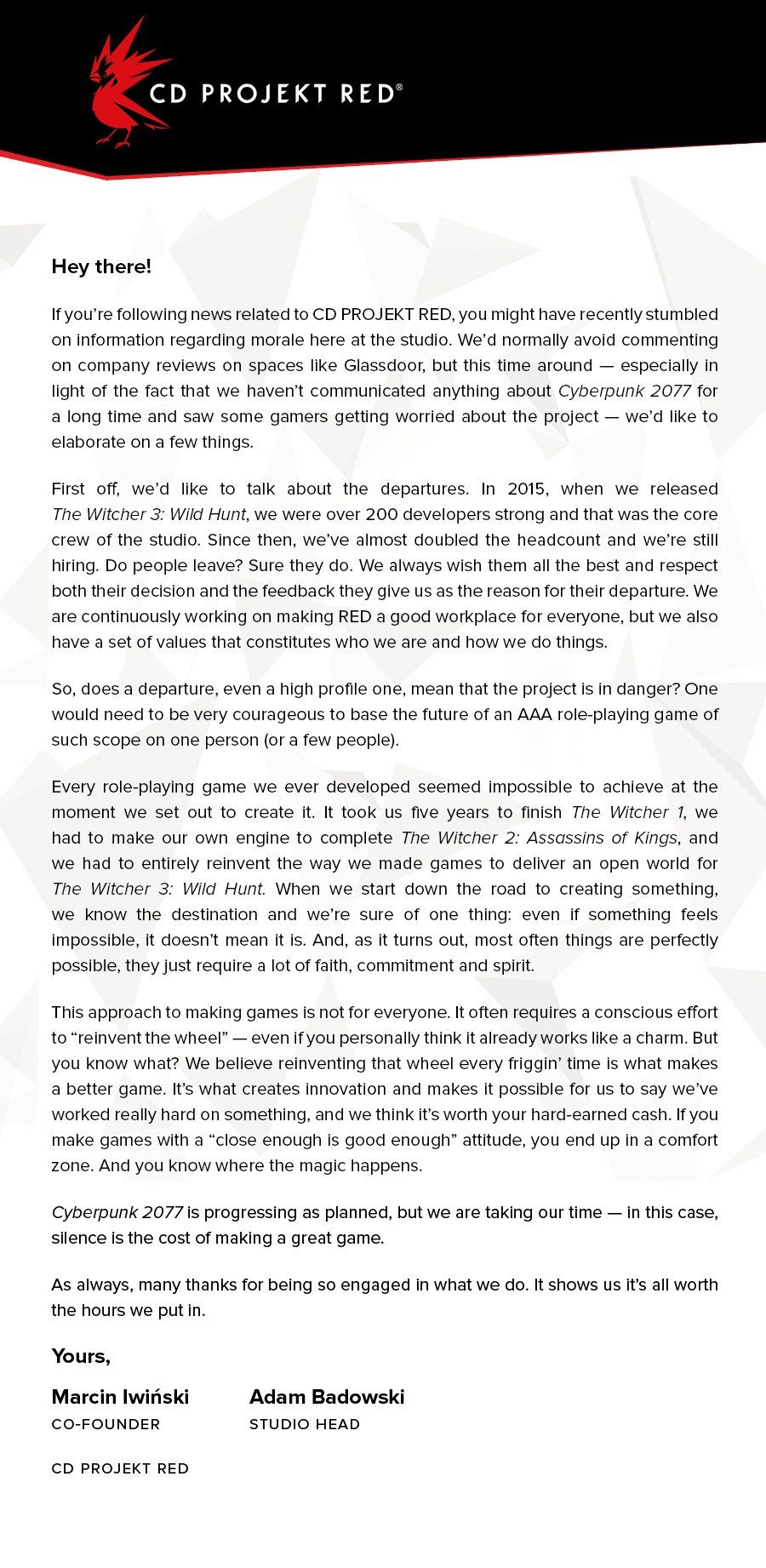 cd-projekt-red-open-letter-cyberpunk-2077