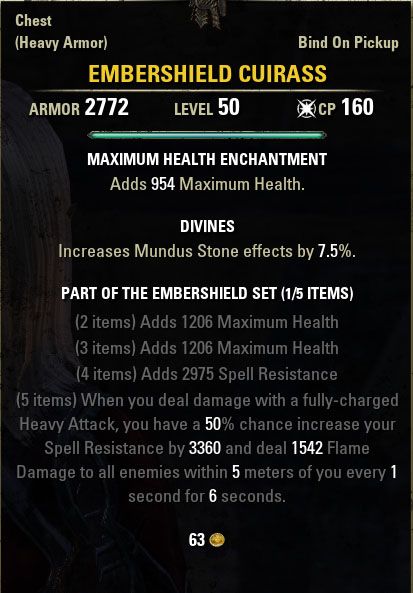 ESO Sets Build Guide: Embershield – All Fired Up