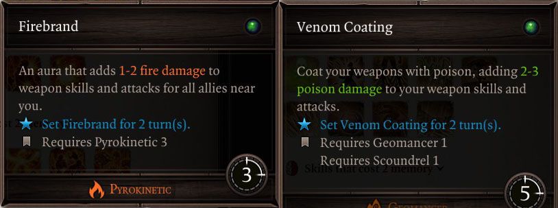 firebrand and venom coating
