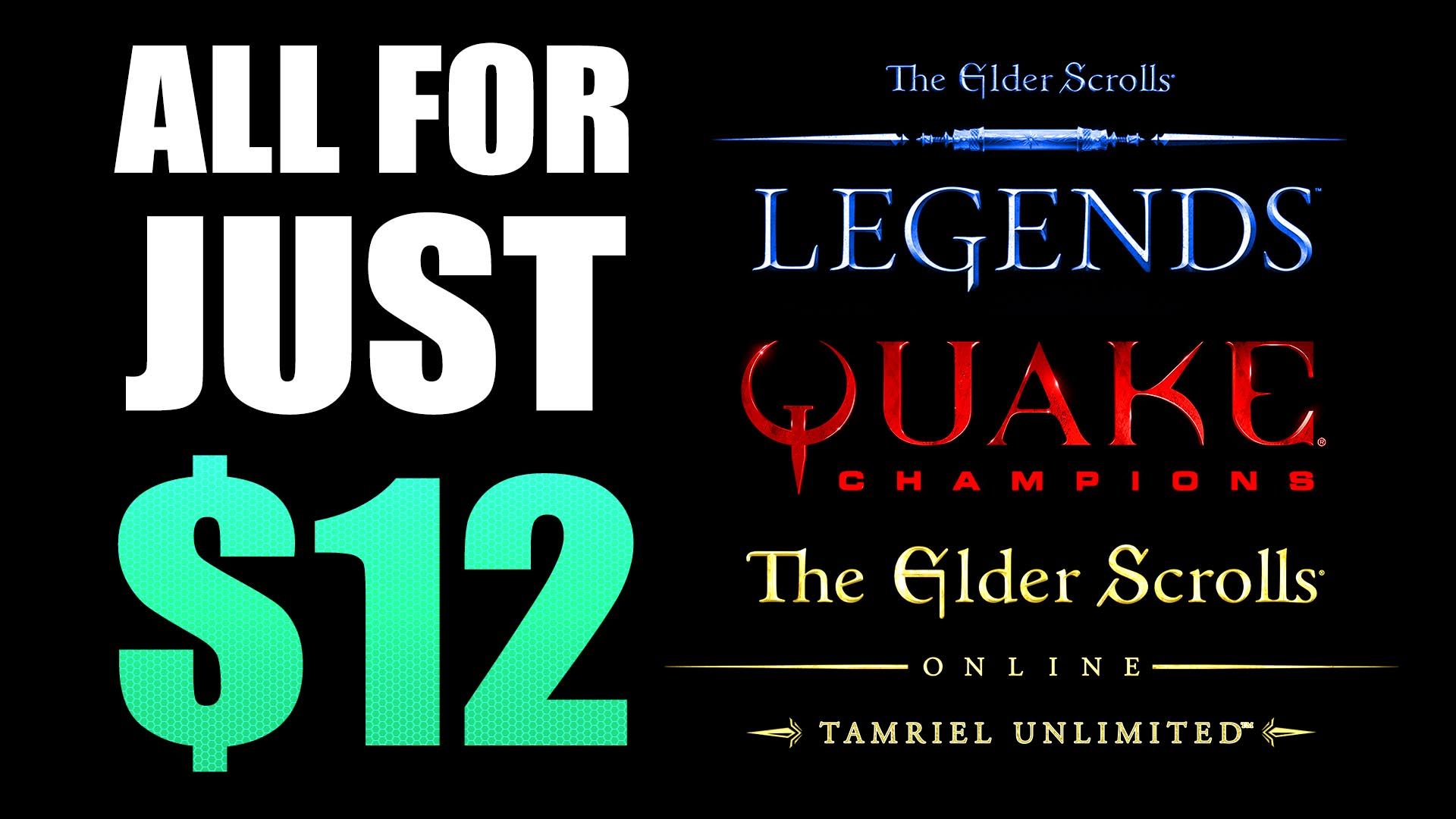 humble-bundle-bethesda-games-the-elder-scrolls-online-legends-tamriel-unlimited-quake-champions-id-rpg-mmo-fps-online
