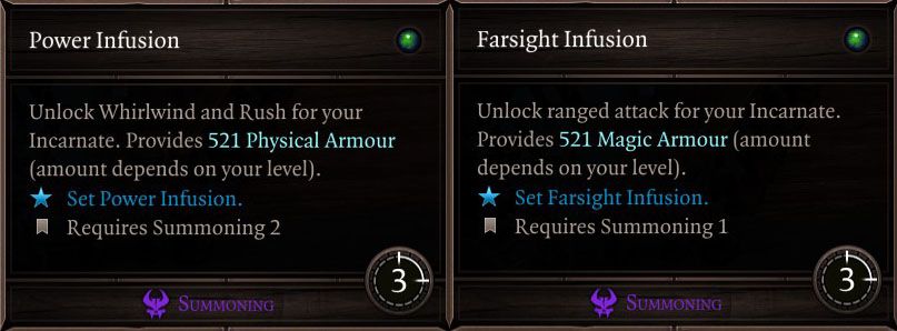 power and ranged
