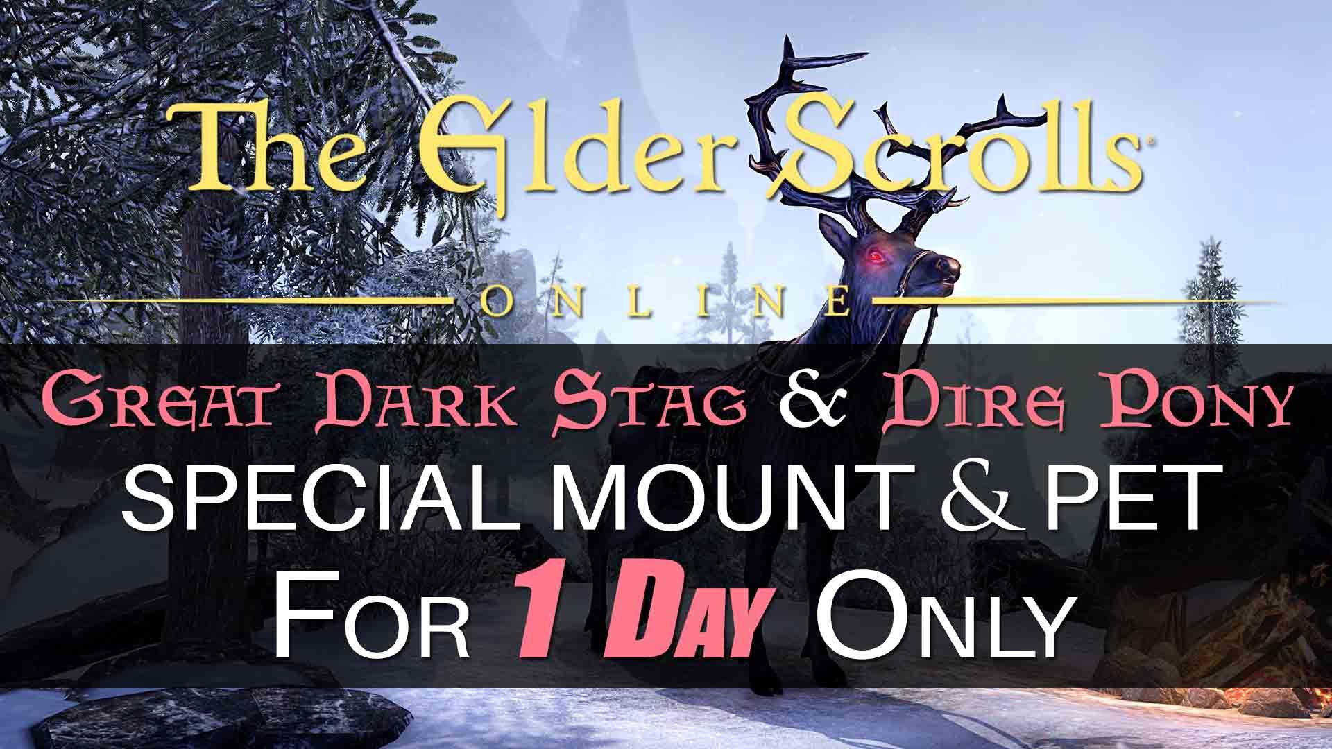 the-elder-scrolls-online-tesonline-eso-mounts-dire-pony-great-dark-stag-mmo-rpg-online-bethesda-zenimax-playstation-xbox-pc