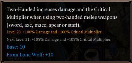 two-handed