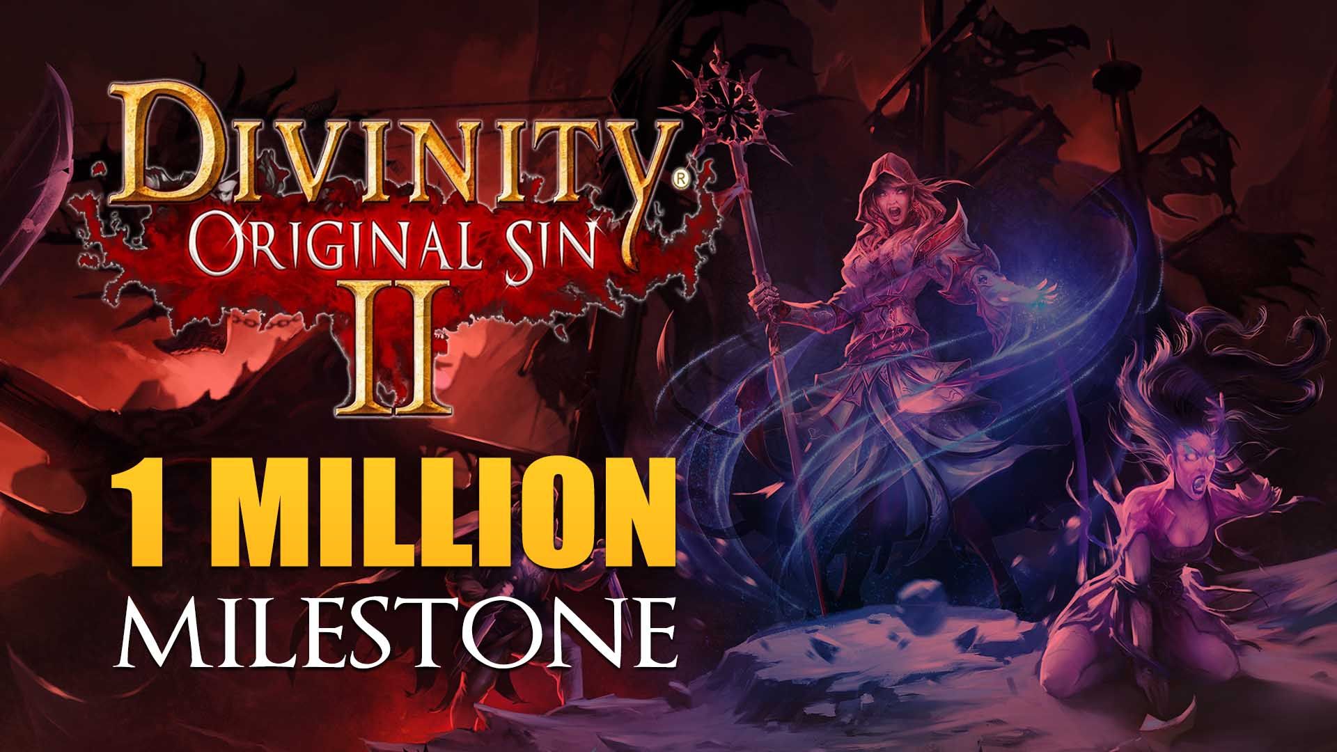 divinity original sin 2 larian studios rpg crpg pc steam gog 1 million sales milestone