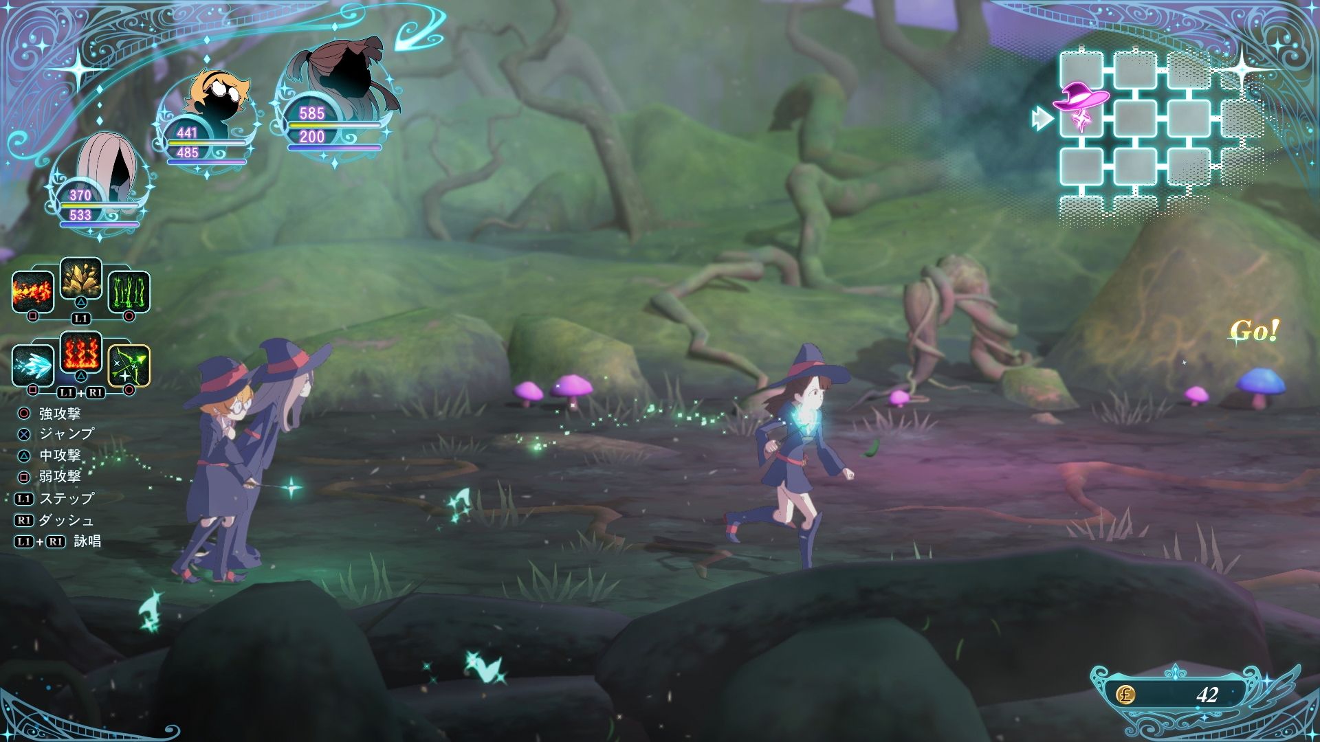 little-witch-academia-chamber-of-time-action-rpg-jrpg-bandai-namco-character-stats-playstation-ps4-pc