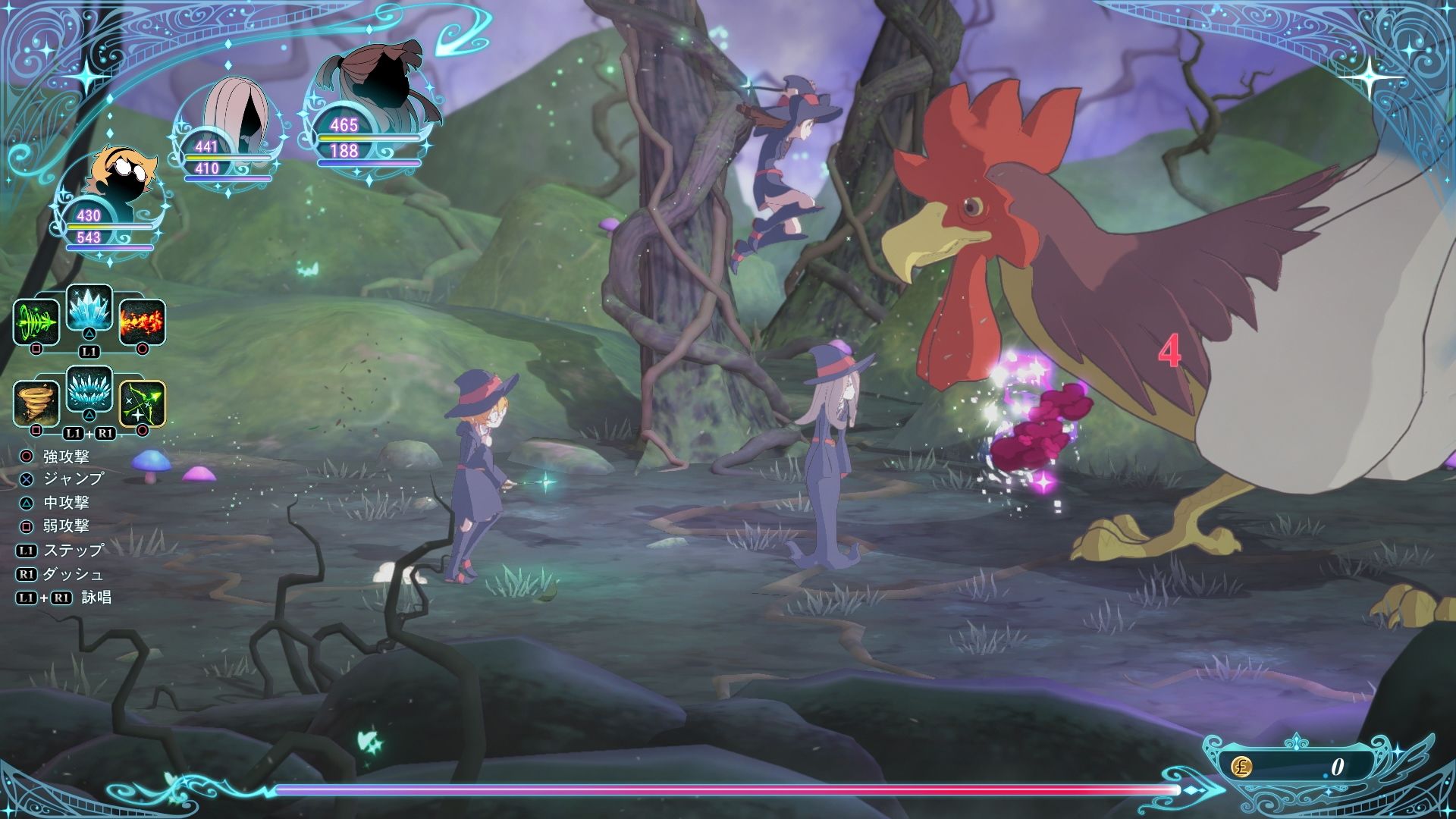 little-witch-academia-chamber-of-time-action-rpg-jrpg-bandai-namco-character-stats-playstation-ps4-pc
