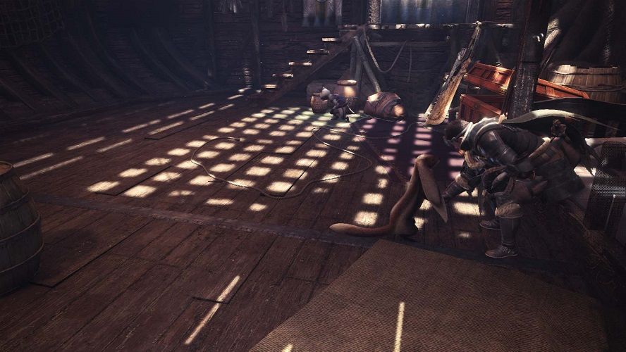 monster-hunter-world-capcom-action-rpg-jrpg-playstation-4-xbox-one-pc-steam-training-area-botanical-research-center-house-melding-pot