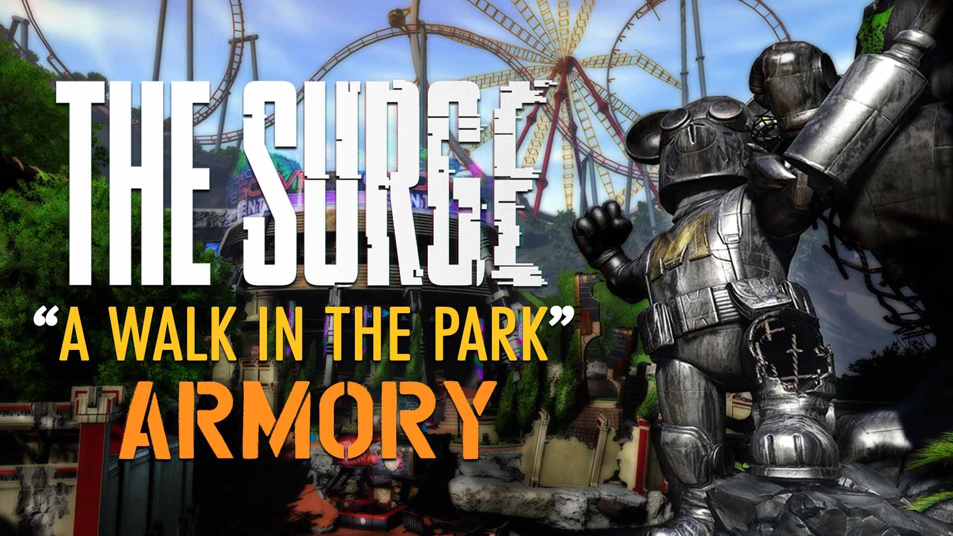 the-surge-deck-13-focus-home-interactive-a-walk-in-the-park-dlc-action-rpg-playstation-4-xbox-one-pc-steam-eagle-gear-set-firey-popcorn-pole