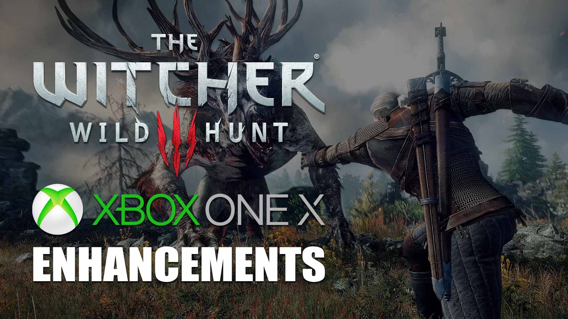 the witcher 3 wild hunt cd project red action rpg xbox one x 4k features