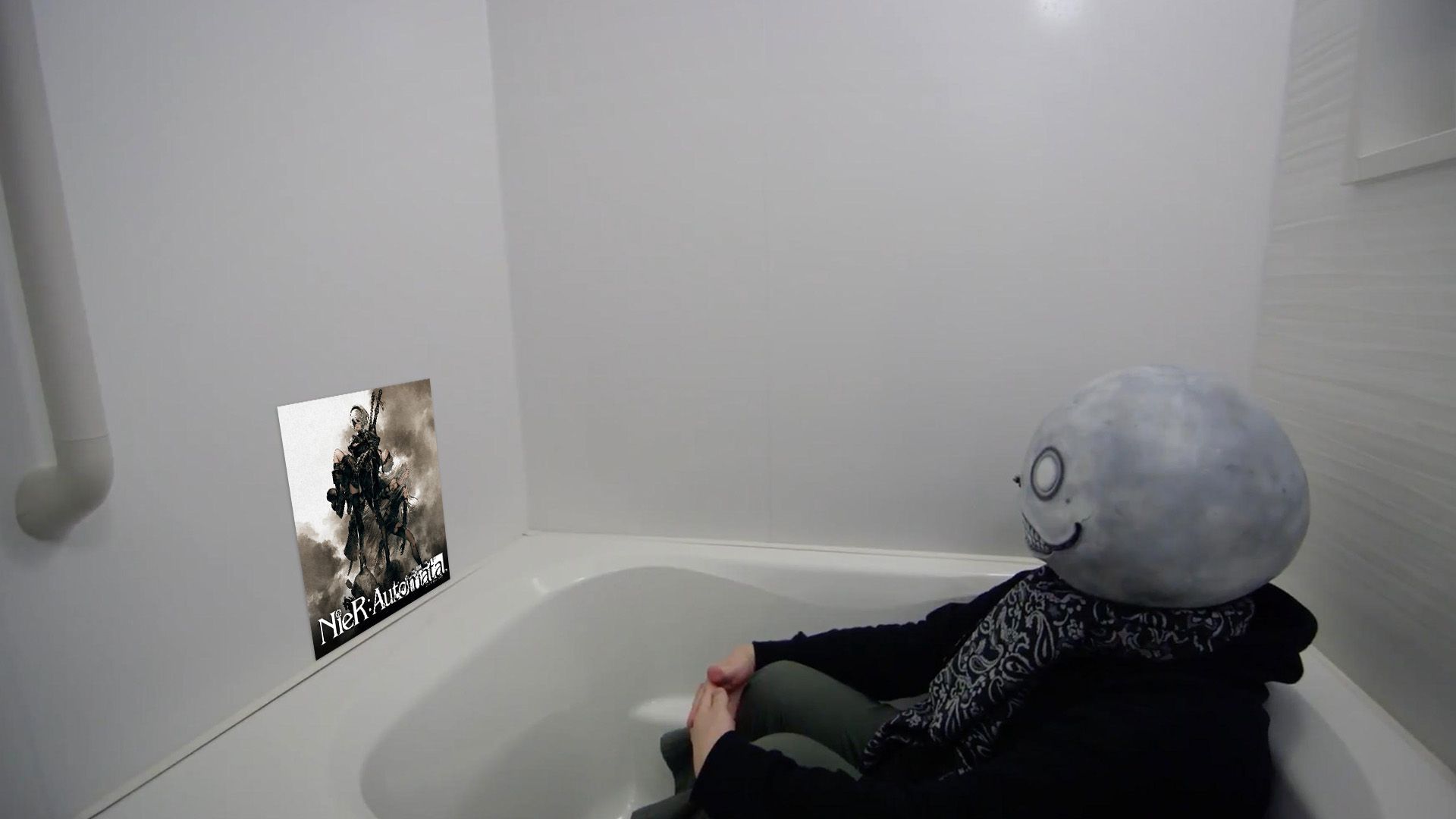 yoko taro nier automata bath tub platinum games square enix playstation 4 pc steam