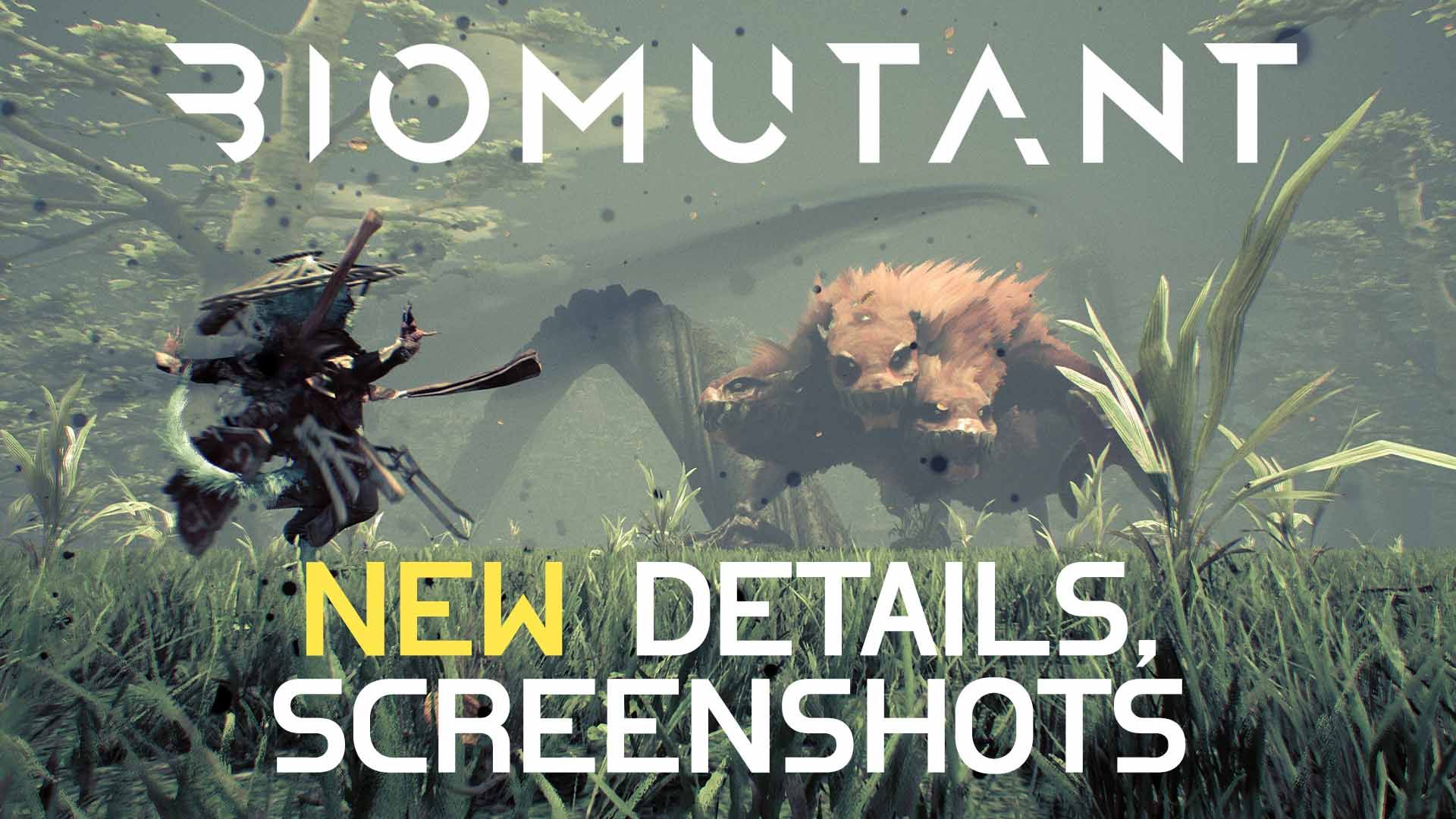 biomutant new details screenshots experiment 101 thq nordic post apocalyptic open world action rpg playstation 4 xbox one pc steam
