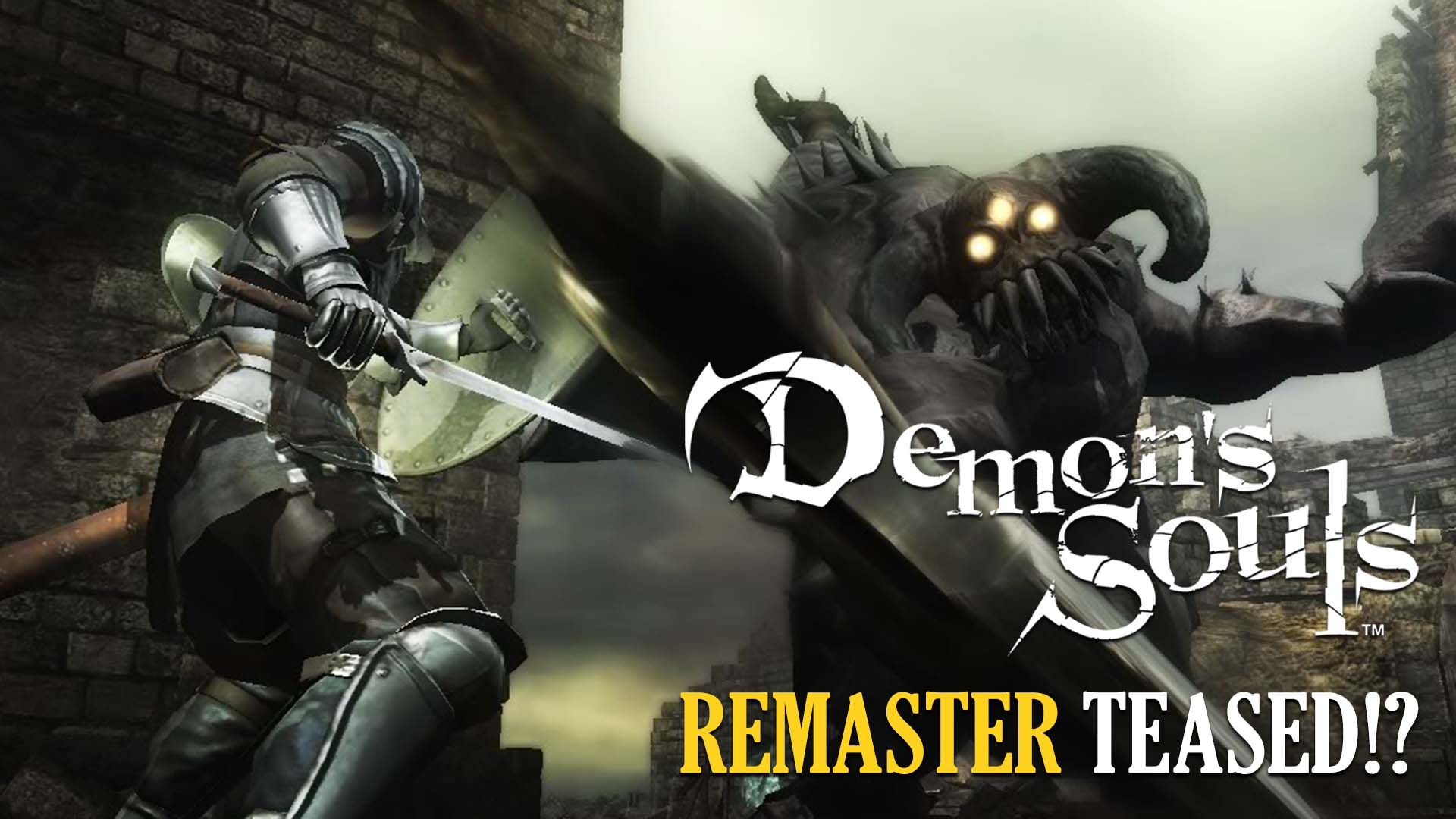 demons souls remaster tease hint rumor fromsoftware jrpg action rpg playstation 3 ps3