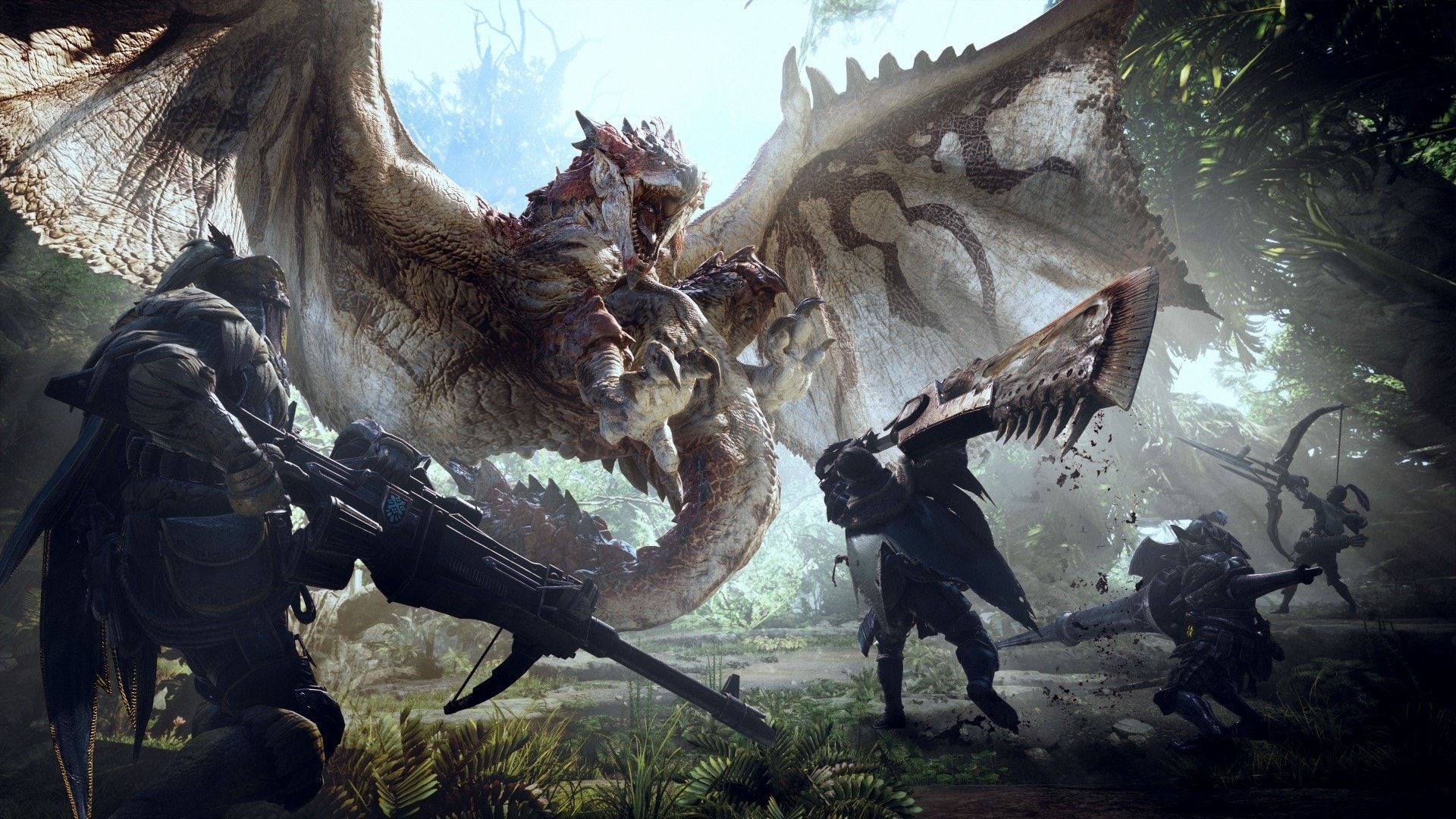 monster hunter world battle