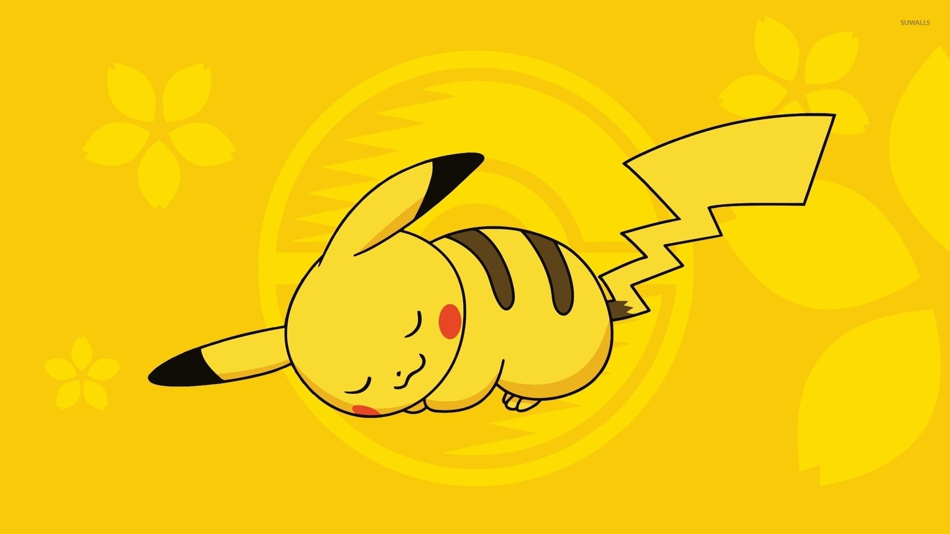 pokemon dull pikachu sleeping