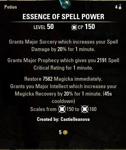 spell power pots
