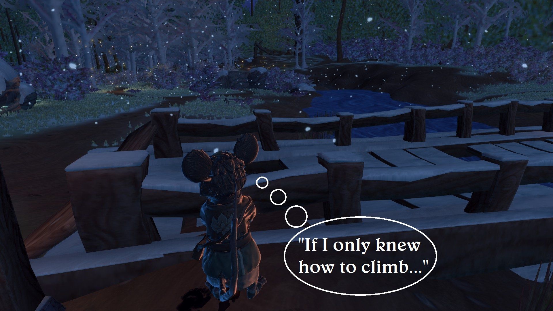 unclimbable fences in games