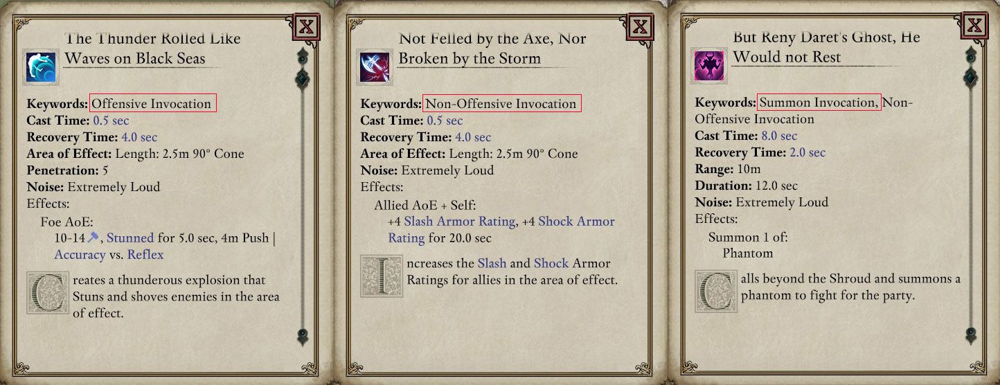 invocations