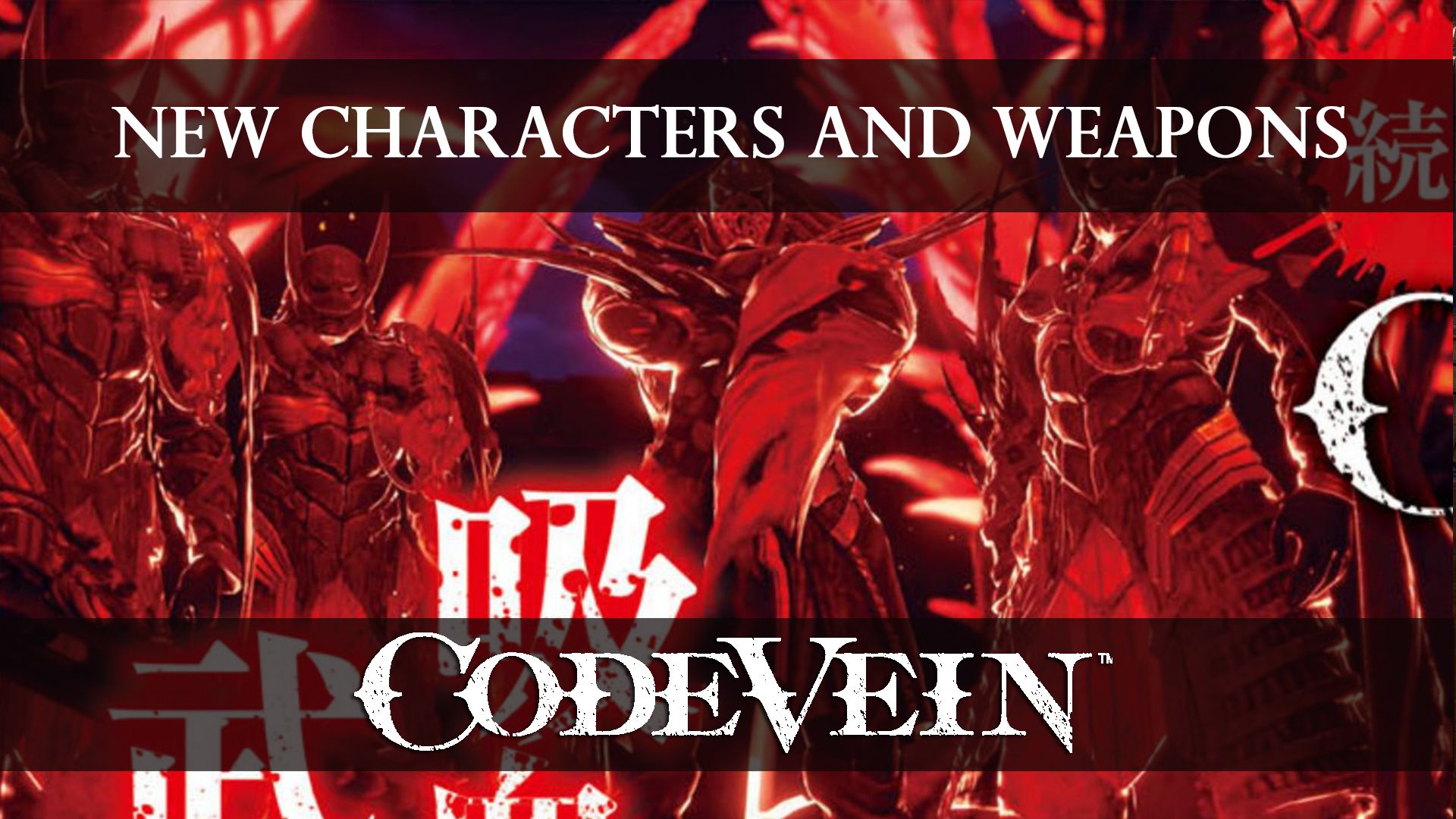 Code Vein New Characters and Weapon Screenshots
