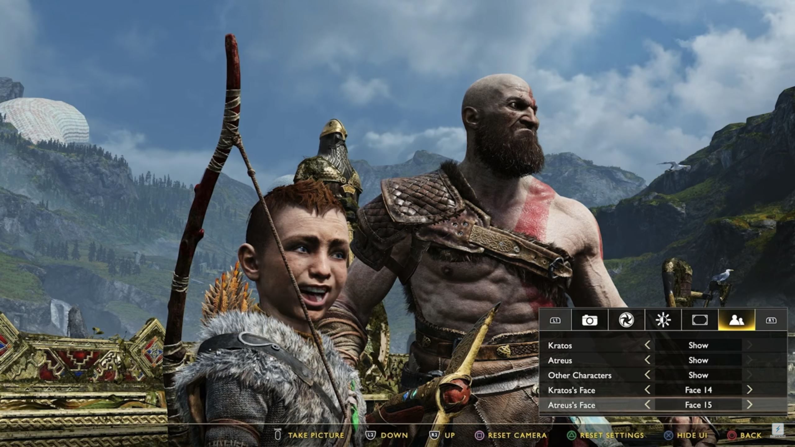 God of War Reveals Photo Mode   Kratos Can Smile