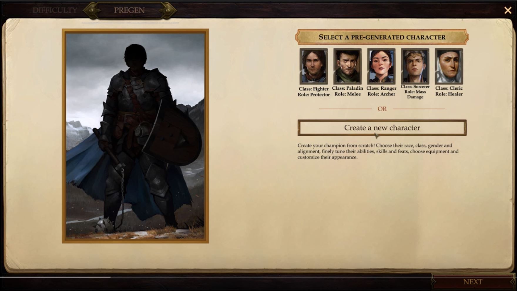 Pathfinder: Kingmaker Preview Update