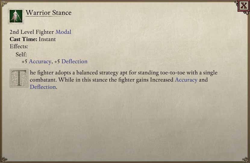 stances
