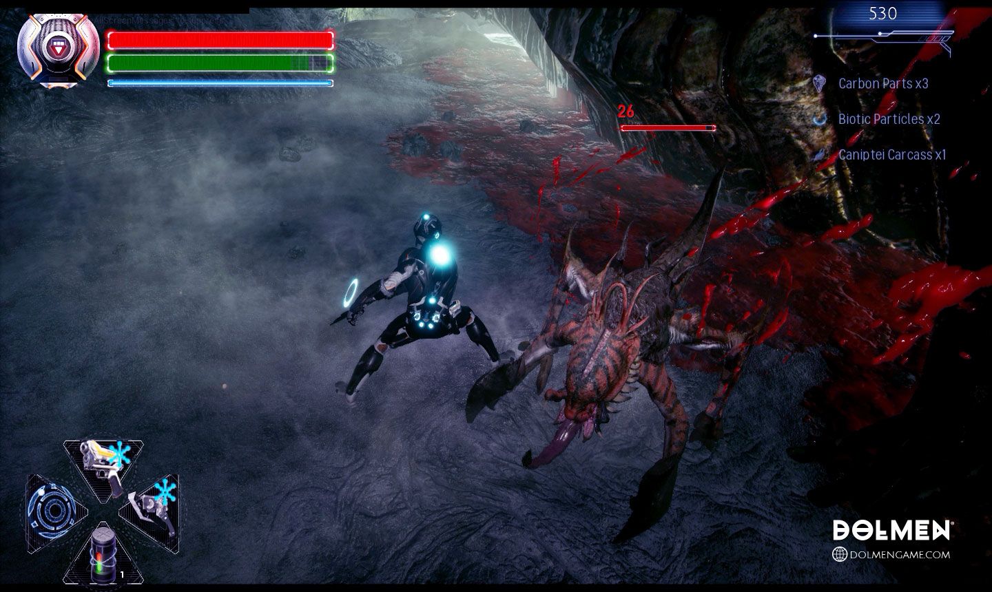 Dolmen Preview   When Mass Effect Meets Dark Souls