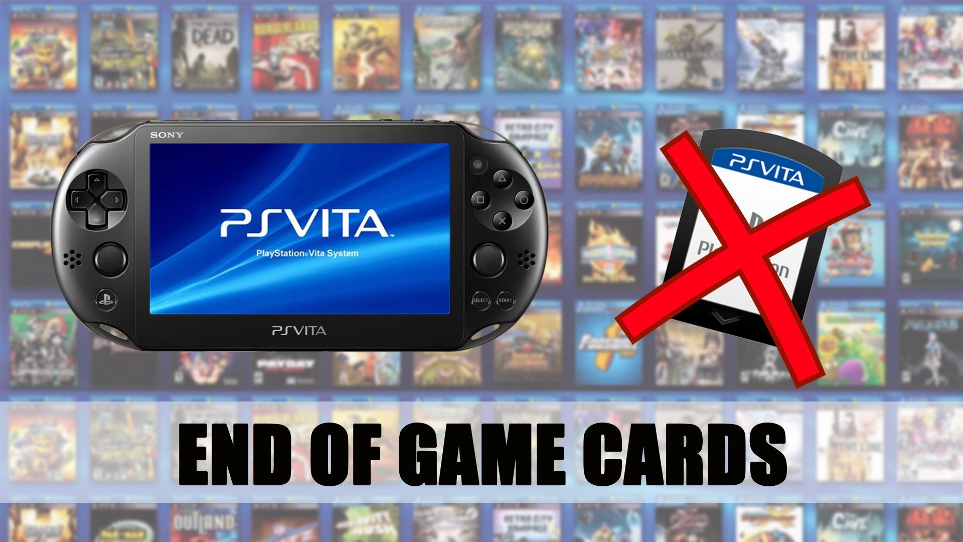 End of PS Vita Game Cards