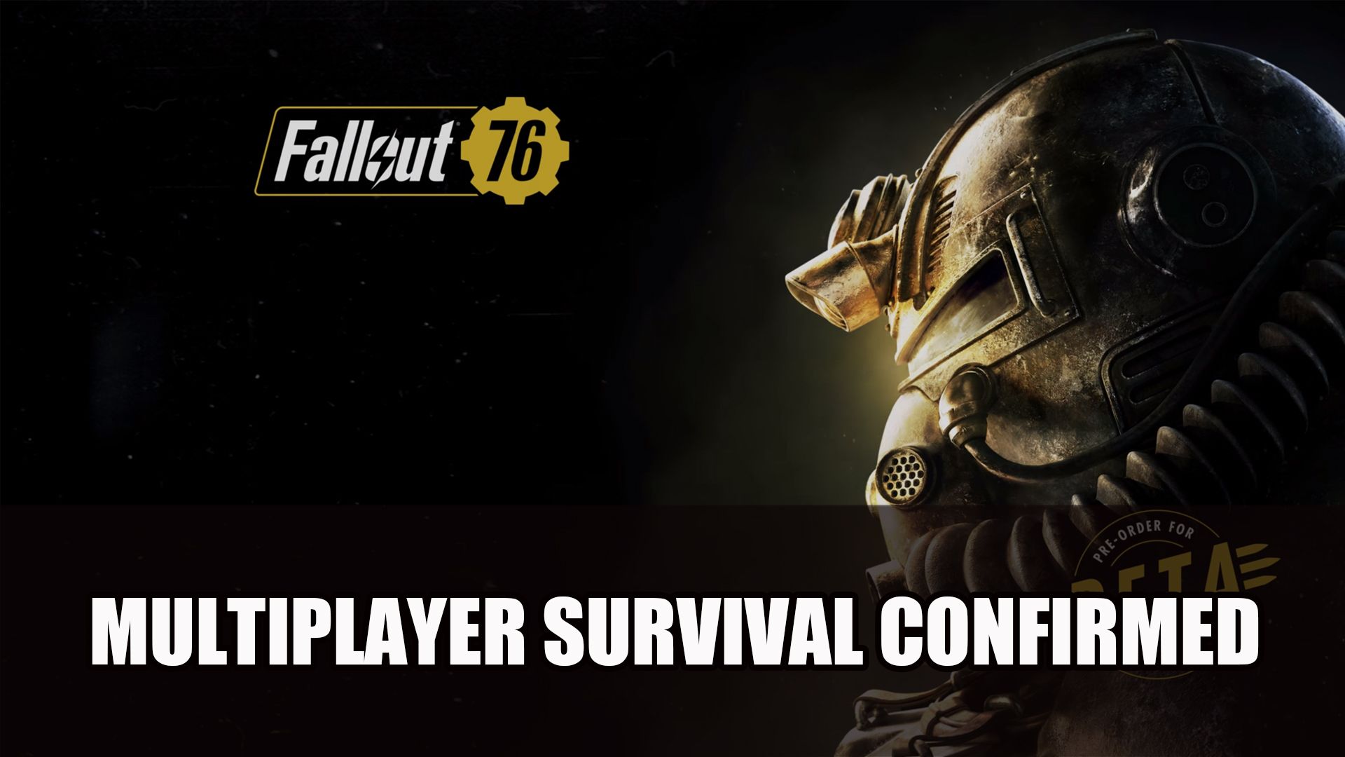 Fallout 76 MMO Survival