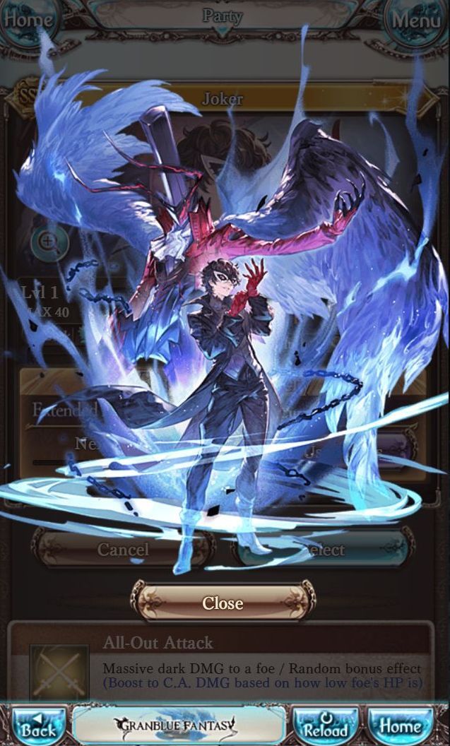 Persona 5 Crossover Event in Granblue Fantasy
